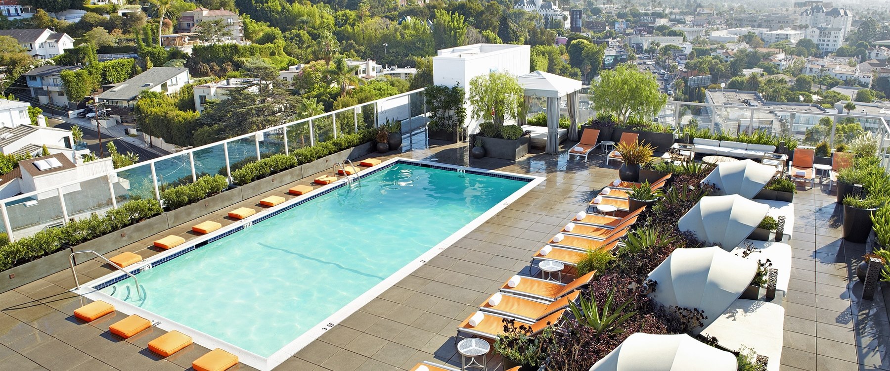 Andaz West Hollywood pool and terrace